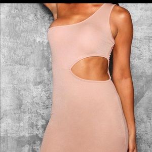 Thick Strap Cut Out Dress